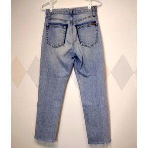 Joe's button fly The Debbie Kamryn high rise straight crop 25